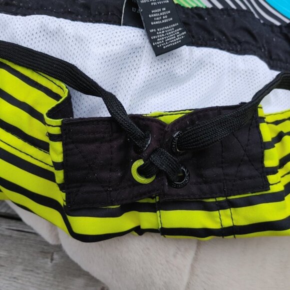 OP Ocean Pacific Board Shorts Sunset Strip Stripe Men's XL Swimming Trunks Vacay - Picture 6 of 6